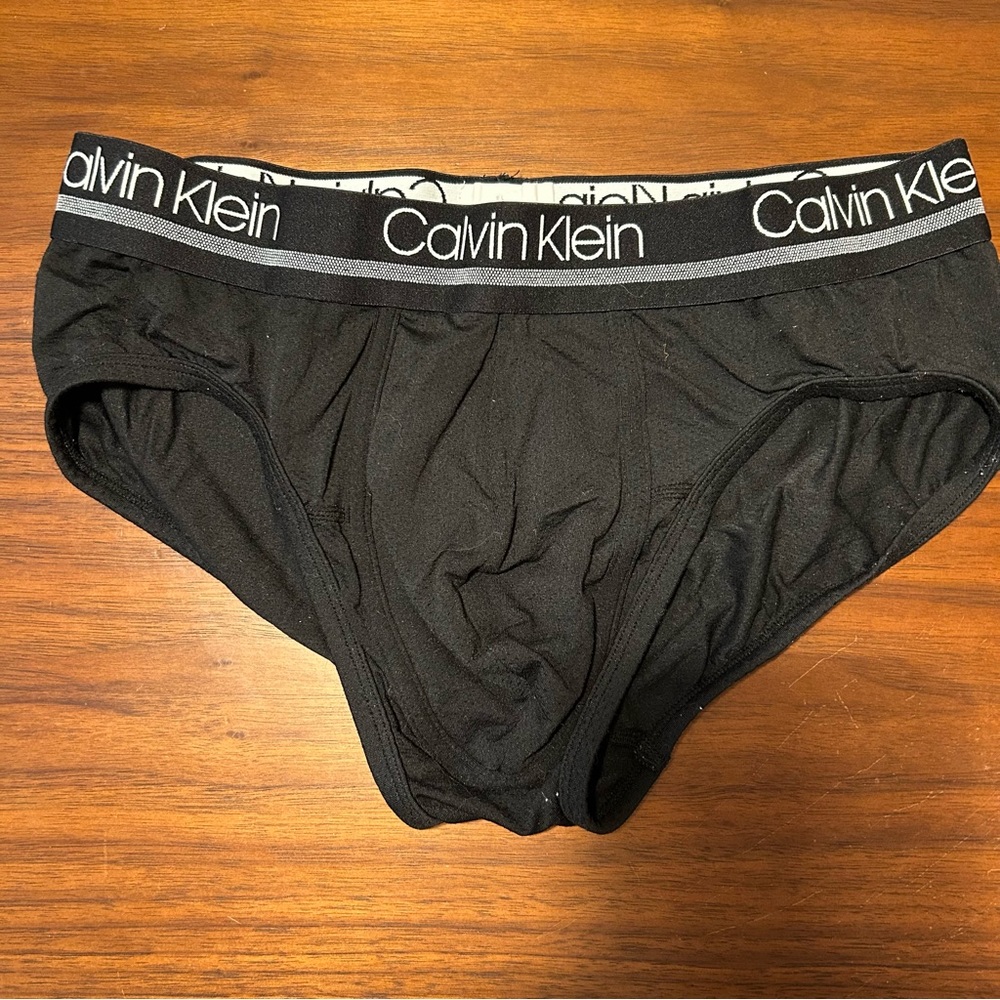 Black Calvin Klein briefs
